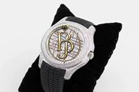 Reloj de Cuarzo Cuadrado Analógico con Calendario para Hombre, Completamente Adornado con Diamantes, Cristal de Acero Inoxidable, Ecológico, Lujoso, Estilo Hip Hop, Resistente al Agua