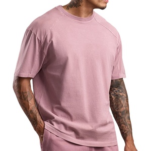 Camiseta de Manga Corta de 180 Gramos, 100% Algodón, Corte Regular, Cómoda, de Secado Rápido, con Logotipo Personalizado, Hombros Caídos - Product Image 4