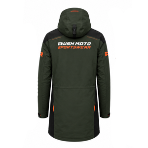 Parkas légers réversibles respirants à capuche en toile, vestes longues confortables, manteaux d'hiver décontractés pour hommes - Product Image 3