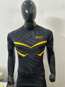 Slim Fit <b>Men</b> Quick Dry Sublimated Pro-Fit Rugby Jersey for Adults Spandex Polyester Bundle Package Bulk Football Wear Set - Product Image 2