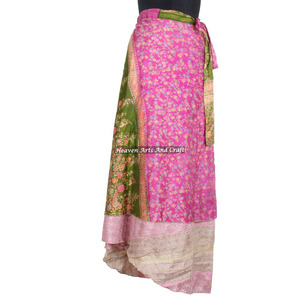 Beautiful Printed Open Waist Silk <b>Wrap</b> Around Beach <b>Skirt</b> Pareo Boho Stylish Multi Color Summer Wear Comfortable Fashion Boho - Product Image 1