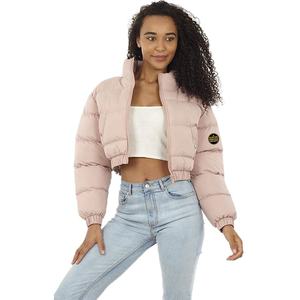 Custom Wholesale High Quality Fall Fashion Women's All Over Print Breathable <b>Puffer</b> Winter Bomber <b>Crop</b> <b>Jacket</b> - Product Image 4