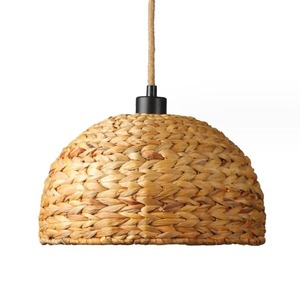 Cheap Price Wholesaler Water Hyacinth Lampshade Home Lighting Decor Woven Pendant <b>Light</b> Lamp Covers from Vietnamese Manufacture - Product Image 2