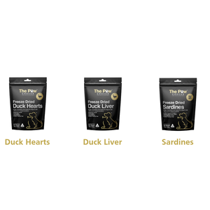 Friandises pour chats et chiens à base d'une seule protéine lyophilisée The Paw Grocer (étiquette noire) 72g, dérivés de la chèvre - Product Image 1