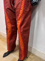 Setelan Olahraga Pria Warna Kontras Ritsleting Penuh Kerah Tegak Gaya Sporty Bahan Poliester Ringan untuk Musim Semi