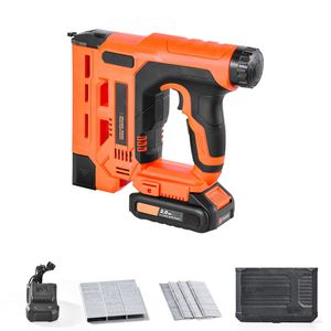 Chiodatrice a Batteria 20V 2 in 1 per Chiodi e Graffette da 18 Gauge e 1 1/4 Pollici, Include 500 Graffette e Chiodi in Acciaio, Doppia Alimentazione a Batteria - Product Image 1