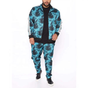 Chándal Premium con Estampado Reflectante Personalizado OEM 2026, Venta al Por Mayor, Corte Ajustado, Ropa para Hombre, con Cremallera y Pantalones Deportivos Personalizados - Product Image 4