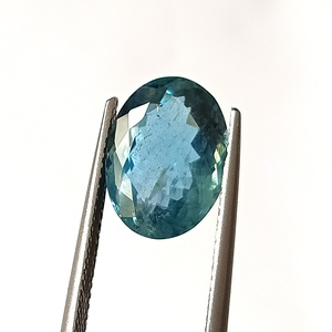Piedra Preciosa de Aguamarina Natural Santa María, Corte Ovalado Azul, 3.85 Quilates, Facetada - Product Image 2
