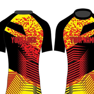 Rashguard Sublimado Personalizado de Alta Calidad para MMA y BJJ, Unisex, Manga Corta, Secado Rápido, Transpirable, Ropa de Artes Marciales OEM, Superventas - Product Image 6