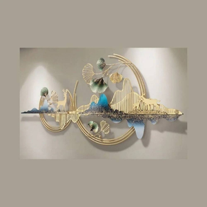 Modern Design Metal Wall Decor Home Decoration Pieces Luxury High Quality Metal Wall Arts From Indian Supplier Metal <b>Vases</b> - Product Image 5