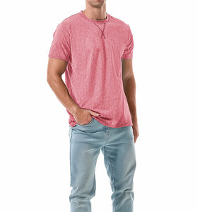 Camiseta Ringer para Hombre, Corte Cómodo, Básica, Mezcla de Poliéster y Algodón, Precio Razonable, Cuello Redondo, Tela Suave al Tacto, Clásica - Product Image 6