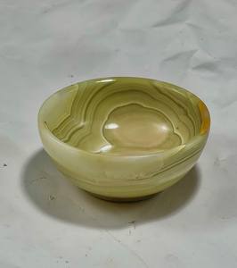 Cuenco de ónix artesanal, cuenco decorativo de piedra, accesorio de mármol de ónix natural hecho a mano, cuenco de piedra pulida de diseño, precio al por mayor - Product Image 3