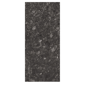 Carreaux de sol en terrazzo noir aspect pierre naturelle pour extérieur/intérieur 600x600mm pour applications en cuisine, villa, centre commercial et jardin - Product Image 3