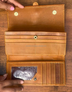 Recién llegado, bolso de mano de cuero genuino, monedero, bolso de mano elegante para mujer, uso de parches occidentales, carteras, colección elegante - Product Image 5