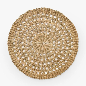Luxury Seagrass Braided Placemat Handmade Woven <b>Table</b> <b>Mat</b> for Hotel Restaurant Dining OEM Export - Product Image 1