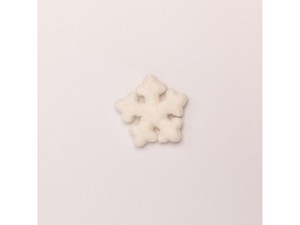 Wholesale Felt & Yarn Handmade Wool Felt Snowflake Christmas <b>Tree</b> <b>Ornament</b> 8cm Hanging Decor Shatterproof Gift Set - Product Image 1