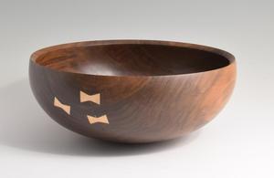 Grand saladier rond en bois d'acacia écologique, artisanal, de qualité supérieure, pour fruits, légumes et pop-corn. - Product Image 4