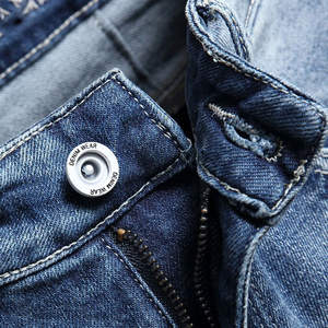 Shorts en jean cargo décontractés pour hommes, coupe ample, multi-poches, délavés, style streetwear décontracté pour l'extérieur - Product Image 6