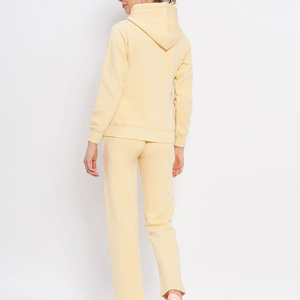 Meilleures ventes : Survêtements pour femmes personnalisables, respirants, en 2 pièces, 100 % coton, unis, pour le sport, l'entraînement et le jogging - Product Image 2