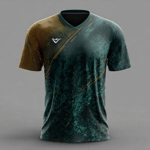 Maillots de football d'entraînement à séchage rapide, maillots de football sublimés légers, t-shirts de football imprimés pour hommes - Product Image 6