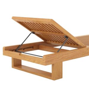 Enjoy Relaxing Time with Teak Wood Long Chair Sun Lounger <b>Sunbed</b> Beach Chair Pool Chair Lounge Chair Suitable for Outdoor - Product Image 2