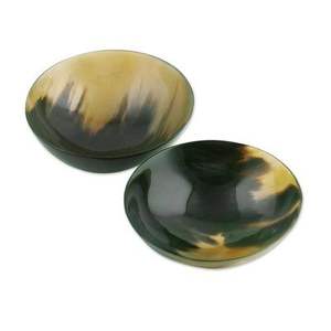 Últimos Cuencos para Ensalada Hechos a Mano con Cuerno de Búfalo, Forma Natural, Duraderos, Artículos de Colección, Vajilla Artística - Product Image 3