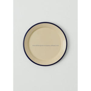 Plato de Metal para ensalada, acabado esmaltado, platos de alta calidad, platos reutilizables, aptos para lavavajillas, respetuosos con el medio ambiente, platos de Metal para servir Catering - Product Image 6