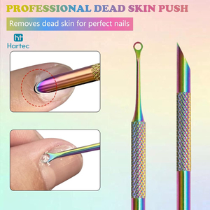 OEM ODM Raspador de Cutículas de Doble Punta, Removedor de Piel Muerta de Precisión, Proveedor al por Mayor, Empaque Personalizado, Herramientas para Salón de Uñas - Product Image 4