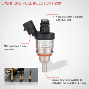 Injecteur GPL GNC haute performance H2001 avec faible exigence d'entretien Livraison gratuite pour une stabilité optimale de l'injection de carburant - Product Image 3