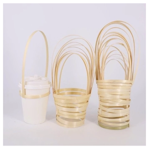 Porte-gobelets pliable en bambou écologique, design vintage pour la cuisine, le café, le restaurant, la décoration de table à domicile, taille personnalisée, approvisionnement en gros - Product Image 5