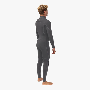 Comfortable Neoprene Full Body <b>Wetsuit</b> High Neck Long Sleeve Chest Zip Waterproof All Seasons Adult Swim Dive Suit For Adults - Product Image 3