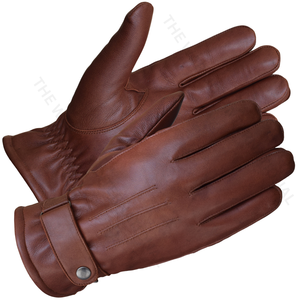 Premium Sheep Leather Dressing <b>Gloves</b> with Warm Fleece Lining Ultra Soft Winter Hand <b>Gloves</b> <b>for</b> <b>Men</b> & Women - Product Image 2