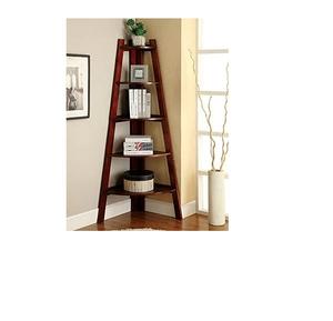 Estantería de Esquina de Madera para Sala de Estar |   Estantería para Libros de 5 Niveles, Estantería de Esquina, Librería para Decoración del Hogar - Product Image 1