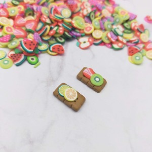 Mini tranches de fruits en pâte polymère pour maison de poupée, artisanat miniature, accessoires pour nail art, pour les 14 ans et plus - Product Image 3