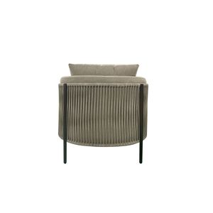 Poltrona Decorativa con Design a Corda, Elegante Arredamento per Soggiorno - Product Image 3