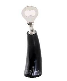 Ouvre-bouteille en corne de buffle fait main, outil de bar en corne naturelle, cadeau rustique pour la bière, le vin, accessoires de cuisine - Product Image 6