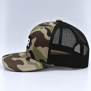 Gorra Trucker de 6 Paneles con Camuflaje Personalizado, Parche de Logotipo Tejido, Malla y Cierre Ajustable, Sombrero de Caza, Venta al por Mayor, Fabricante Vietnamita, OEM ODM, Artículos para la Cabeza - Product Image 2