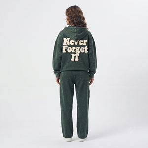 <b>Women</b> Puff Printing Zipper Hoodie Tracksuit Oversized Long Sleeve Elastic Waist Jogger <b>Pants</b> <b>Women</b> <b>Sweat</b> Zipper Hoodie Set Men - Product Image 3