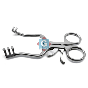 Retractores Manuales Weitlaner 4.5, Puntas Cónicas 3x2, Acero Inoxidable, Autoajustables, Instrumentos Quirúrgicos, Certificación CE Clase I - Product Image 3