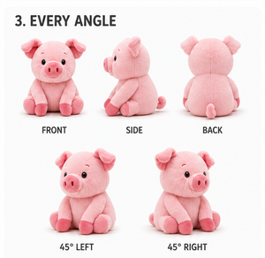 ตุ๊กตาหมูน่ารัก หมูของเล่นนุ่ม หมูตุ๊กตาขนนุ่ม ของเล่นหมูเด็ก หมูบีบได้ ตุ๊กตาหมูสีชมพู การ์ตูนหมู ของขวัญเด็ก ของตกแต่งห้องเด็ก ตุ๊กตาขนนุ่ม - Product Image 4