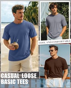 เสื้อยืดผู้ชายดีไซน์ใหม่ ผ้าฝ้ายใส่ได้ทุกวัน ดีไซน์เรียบง่าย ระบายอากาศได้ดี สวมใส่สบาย น้ำหนักเบา เหมาะสำหรับใส่ลำลองในฤดูร้อน จากผู้ผลิต - Product Image 6