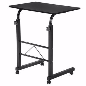 <b>Black</b> Removable P2 15MM Chipboard and Steel Console <b>Table</b> with <b>Side</b> <b>Tables</b> - Product Image 3