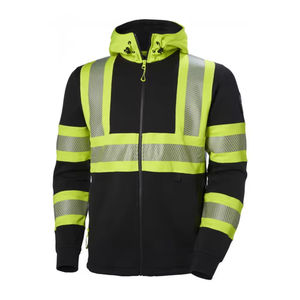 OEM Road <b>Worker</b> Safety Hoodies High Visibility Reflective Men's ANSI Class 3 Customized Logo Waterproof Fleece <b>Jacket</b> - Product Image 5