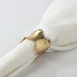 Juego de Anillos para Servilletas de Metal con Acabado Elegante, Porta Servilletas Premium para Cenas Formales, Bodas, Restaurantes, Decoración de Hoteles - Product Image 4