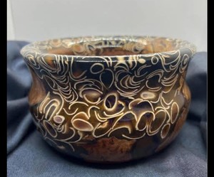 ชามไม้วาบิซาบิทำมือ จานเสิร์ฟผลไม้ ของตกแต่งบ้าน คุณภาพสูง งานฝีมือ ไม่เคลือบสี - Product Image 4
