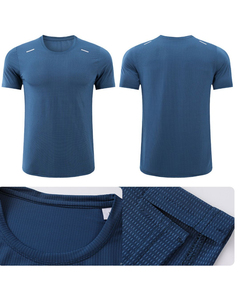 T-shirt d'entraînement athlétique pour homme, respirant, léger, performant, pour la course à pied, la salle de sport, la remise en forme, l'exercice, les vêtements de sport - Product Image 1