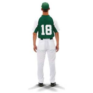 Sublimation Ready Baseball Kit – Plain Jersey & Striped <b>Trousers</b> for Teams - Product Image 3