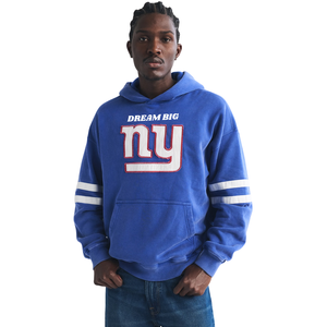 Sweat à capuche unisexe personnalisé bleu roi style universitaire avec manches patchwork, logo sportif, streetwear, fabrication OEM, marque privée, vente en gros - Product Image 1