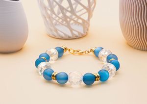 Handmade Trendy Resin <b>Bead</b> <b>Bracelet</b> Elastic Handmade <b>Charm</b> Jewelry Gift for Women Wholesale Style - Product Image 3