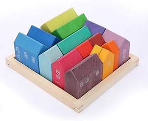 Jouets éducatifs en bois pour bébés, pour l'apprentissage à domicile, les activités de la crèche, l'enseignement préscolaire et la relation parent-enfant interactive - Product Image 1